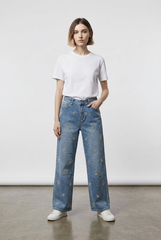 PANTALÓN BORDADOS