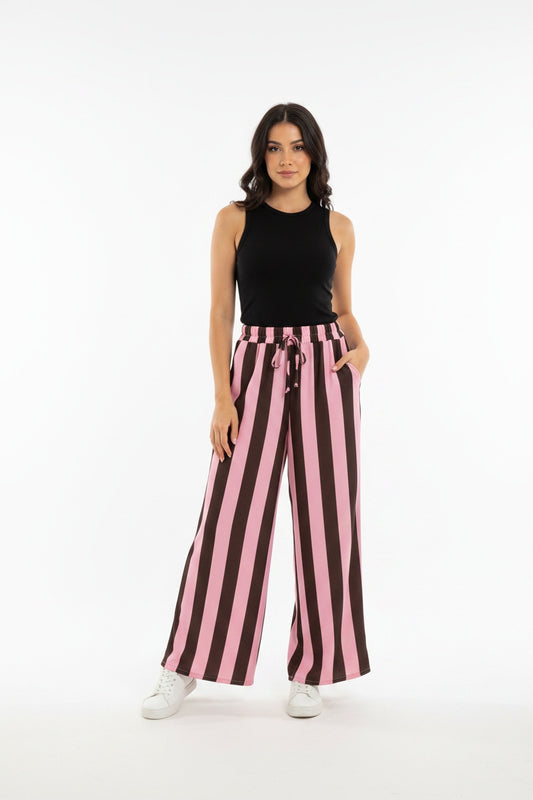 PANTALÓN RAYAS-MARRÓN