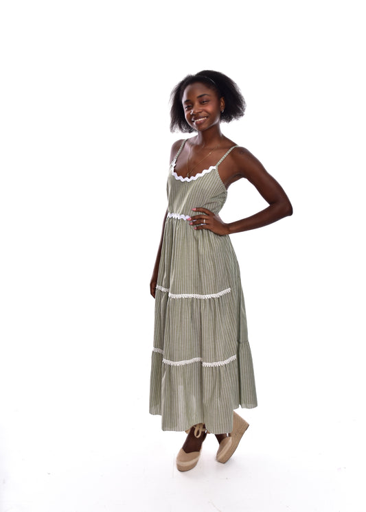 VESTIDO ONDAS-VERDE