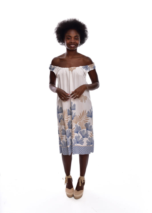 VESTIDO PALMS-AZUL CLARO