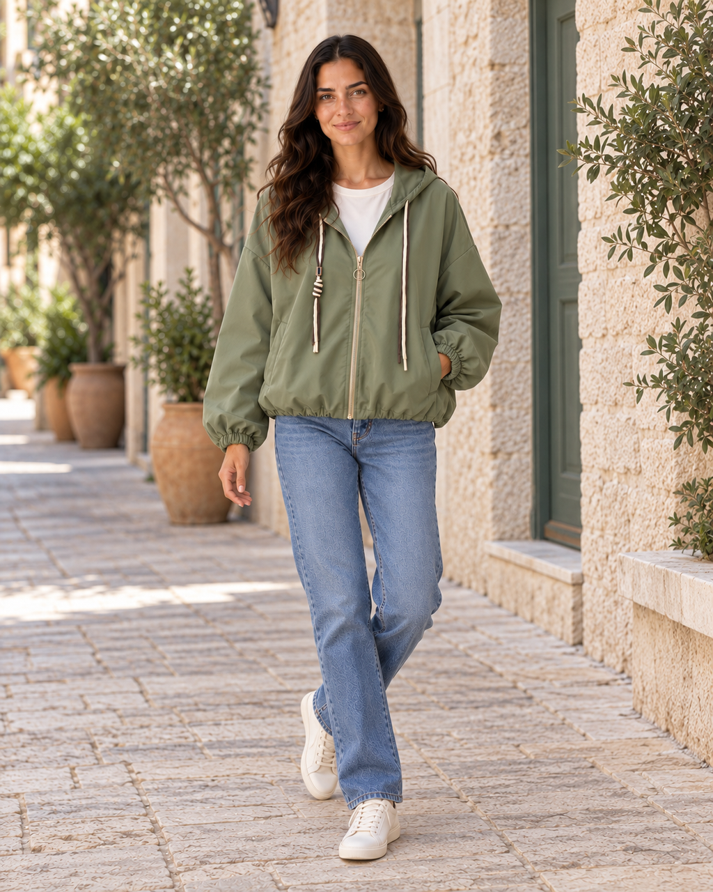 CAZADORA GOM-KHAKI