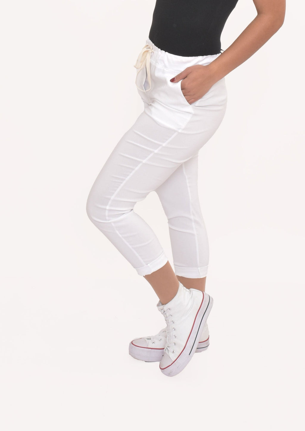 PANTALÓN SPORTY  BLANCO