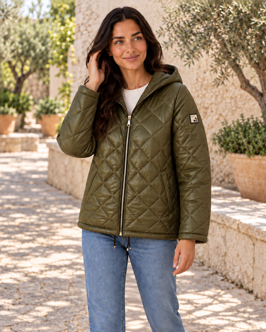 CAZADORA ACOLCHADA-KHAKI