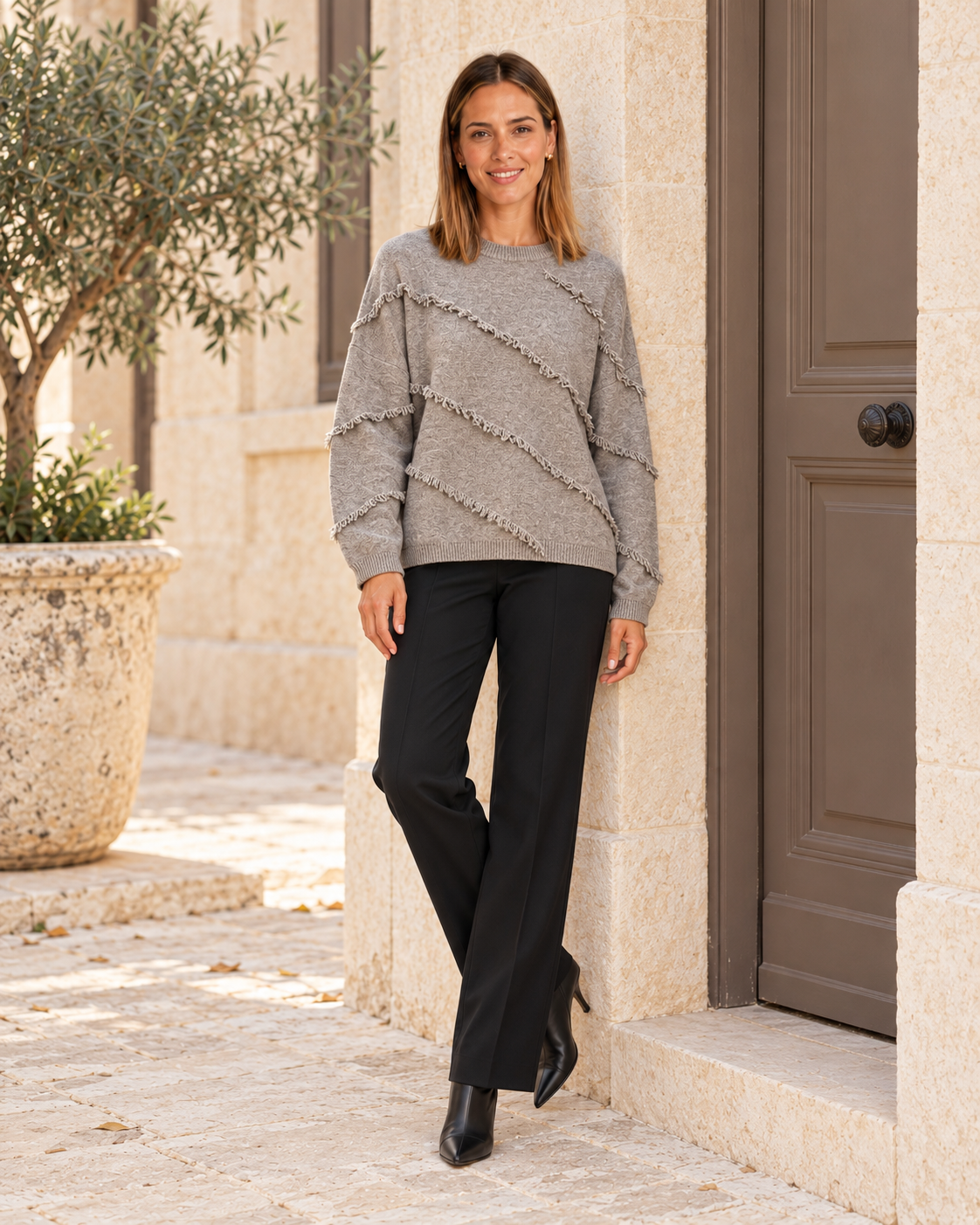 JERSEY  FLECOS-GRIS