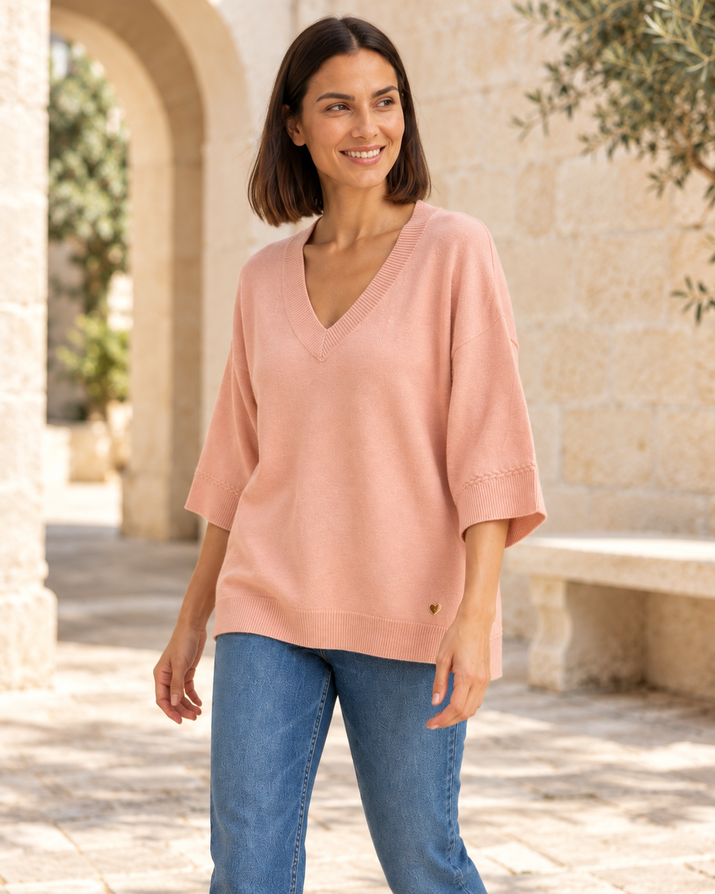 JERSEY BASIC PICO-ROSA