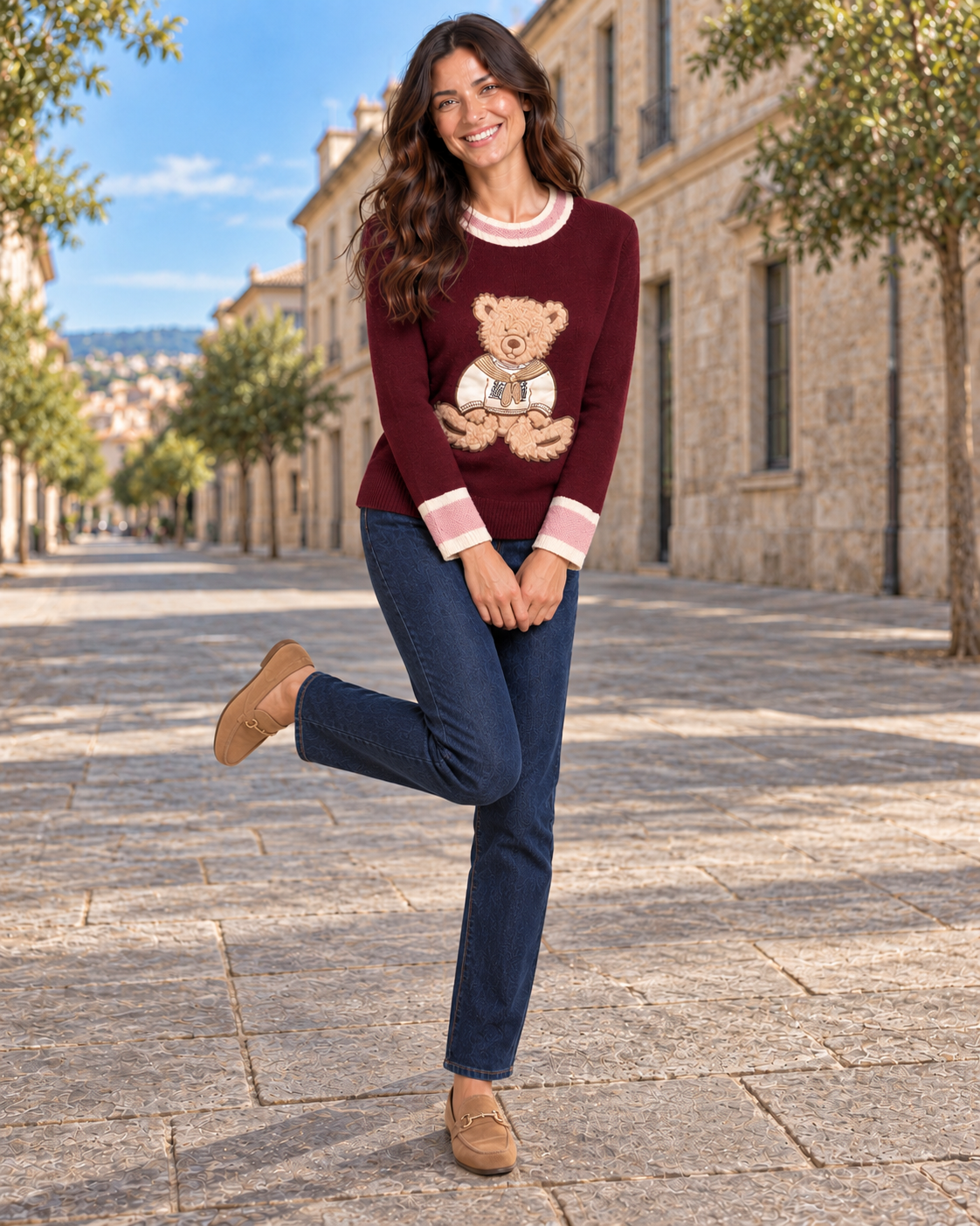 JERSEY TEDY-GRANATE