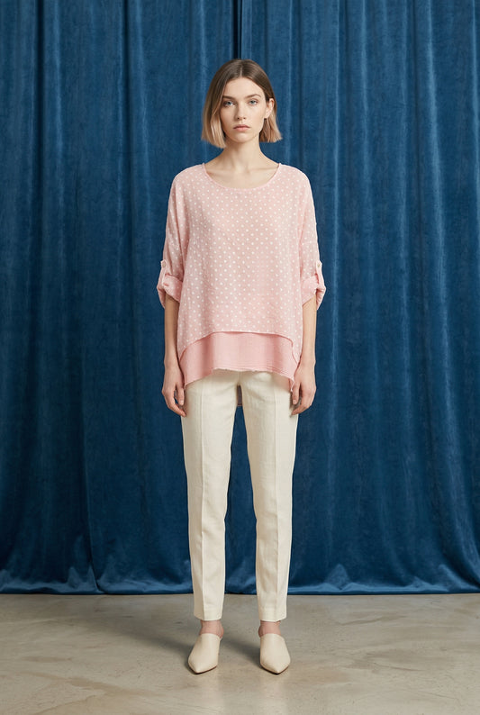 BLUSA TOPITOS-ROSA