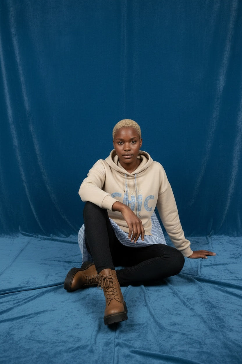 SUDADERA CHIC-BEIGE