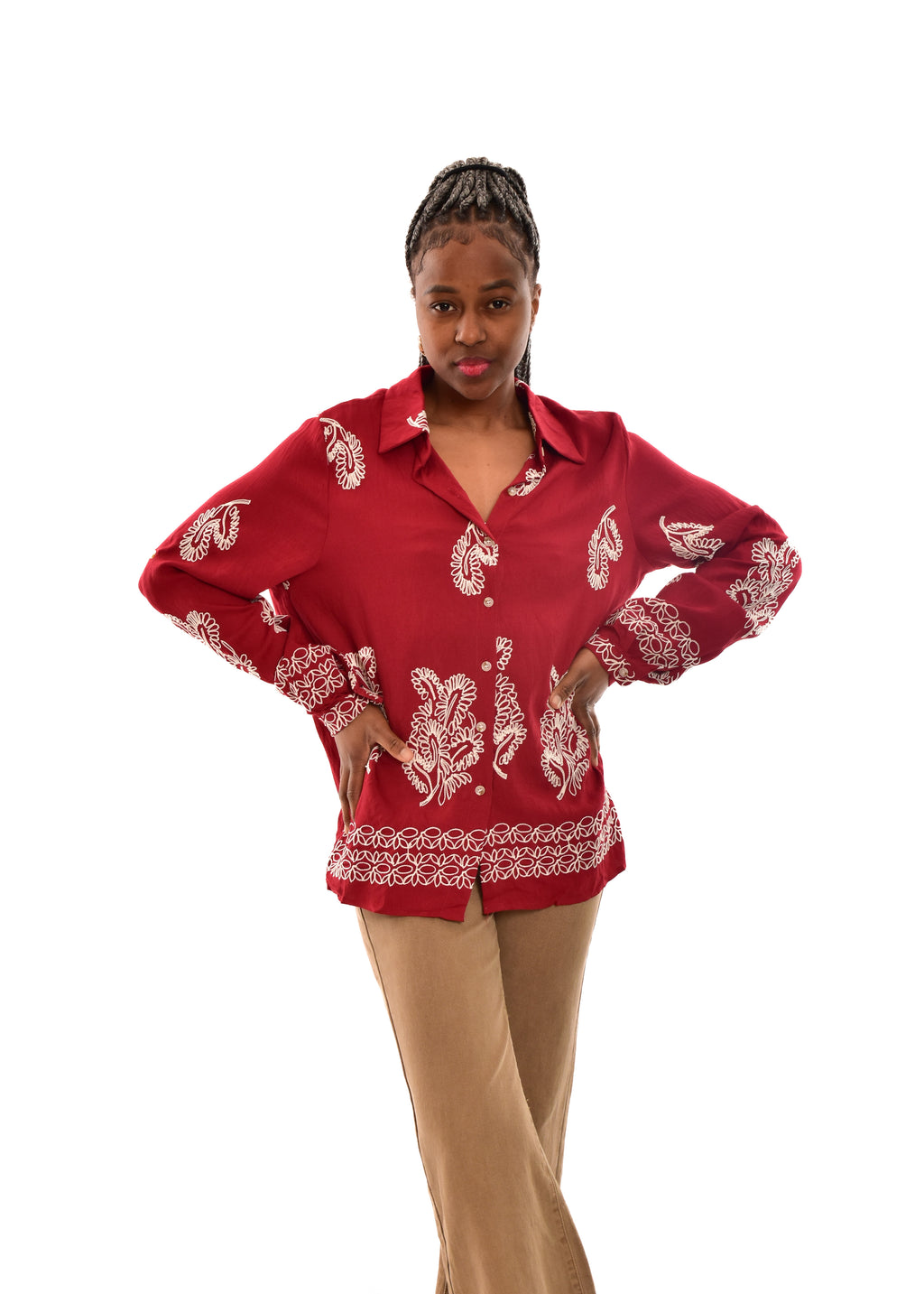 BLUSA GRANATE