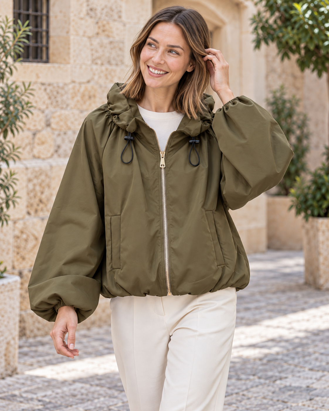 CAZADORA GOI-KHAKI