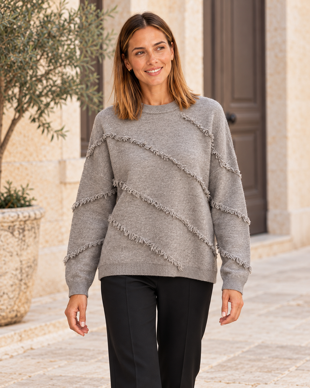 JERSEY  FLECOS-GRIS