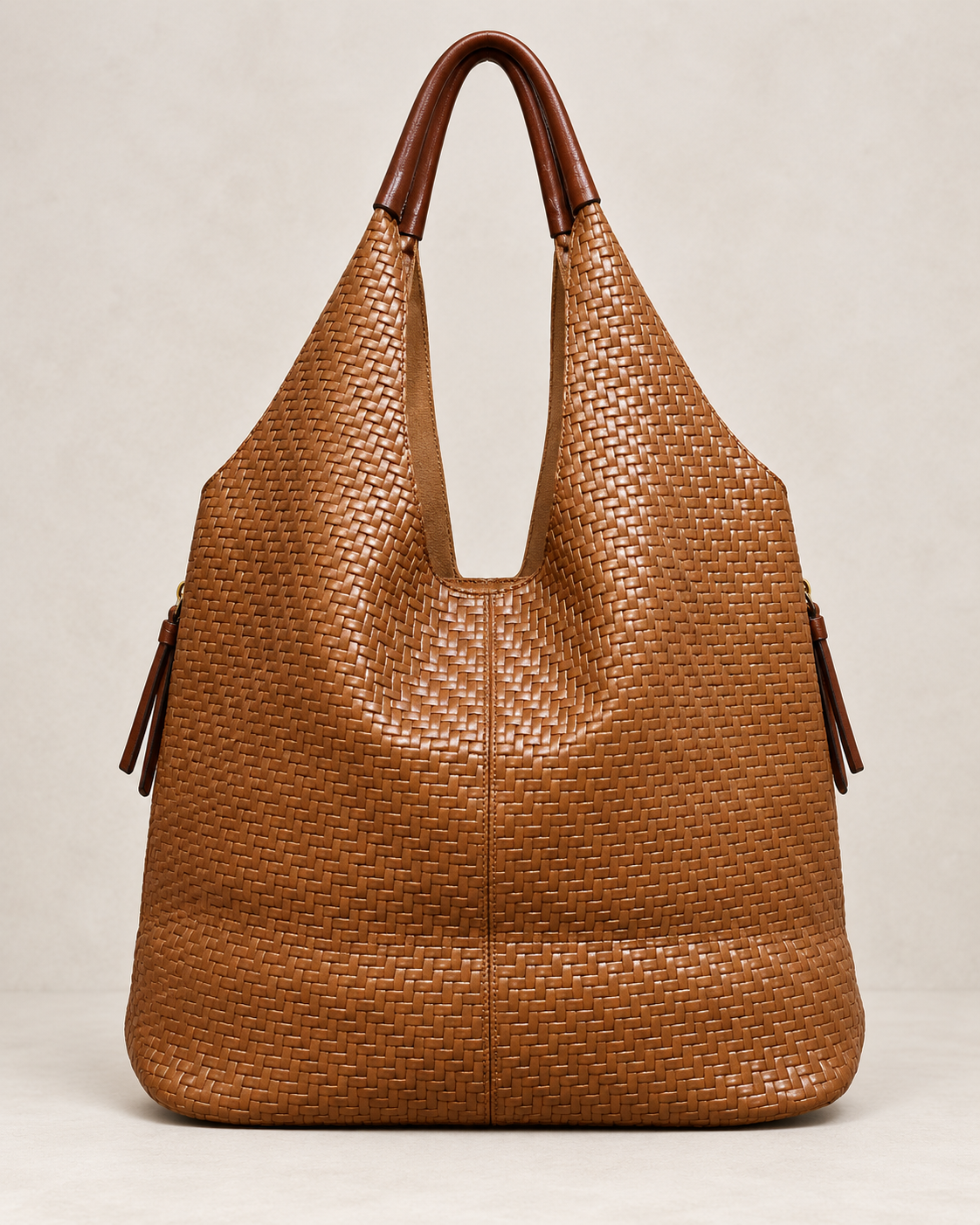 BOLSO POLIPIEL ASA-MARRÓN