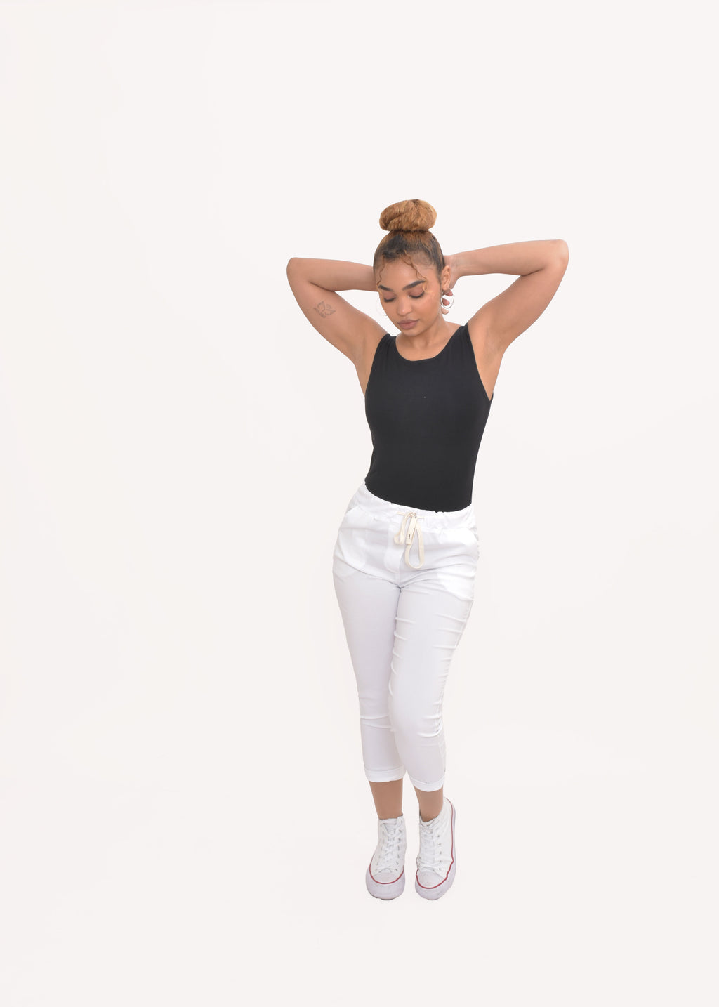 PANTALÓN SPORTY  BLANCO