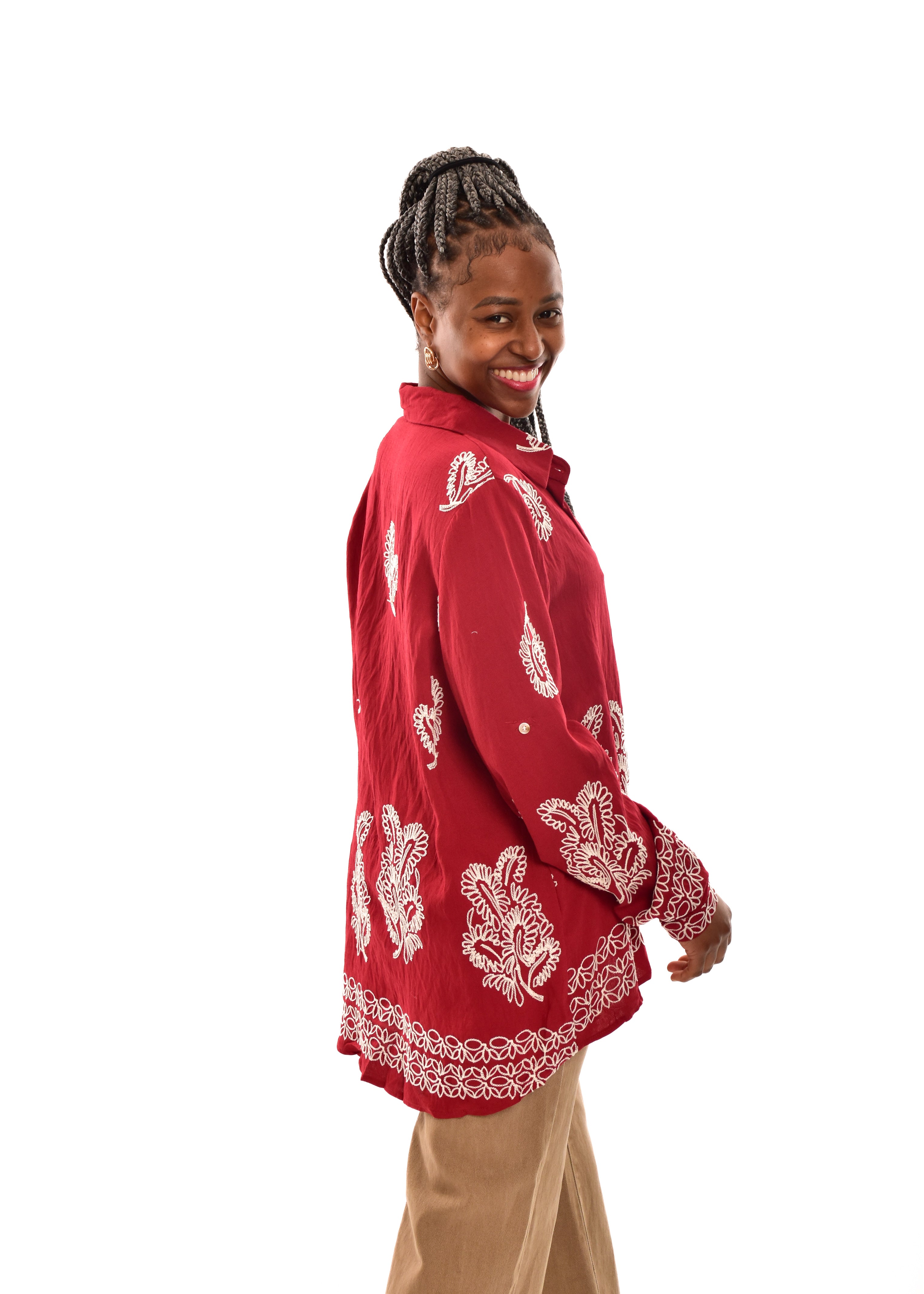 BLUSA GRANATE