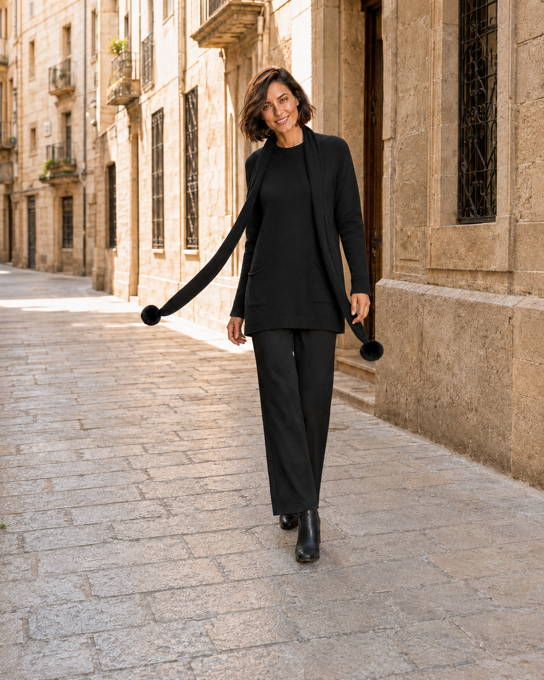 CAMISOLA DE FIM DE SEMANA-PRETO