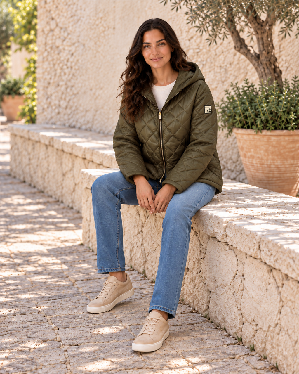 CAZADORA ACOLCHADA-KHAKI