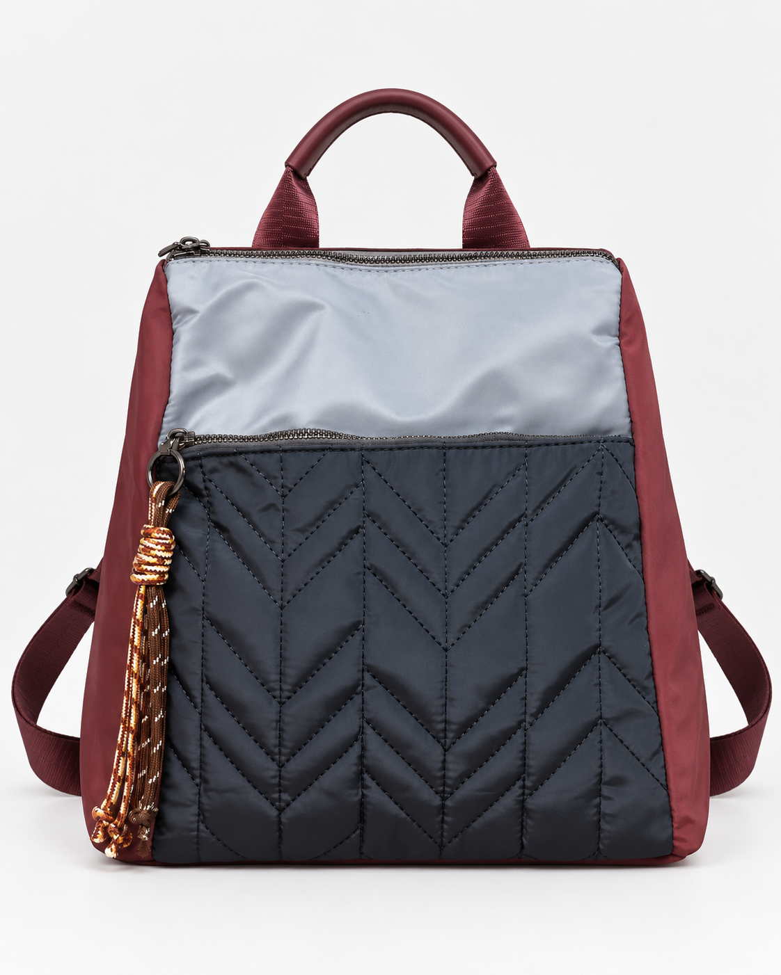 MOCHILA ACOLCHADA COMB-GRANATE