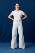 PANTALÓN VIVID DESFLECADO-BLANCO