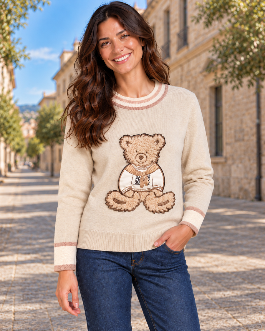 JERSEY TEDY-BEIGE