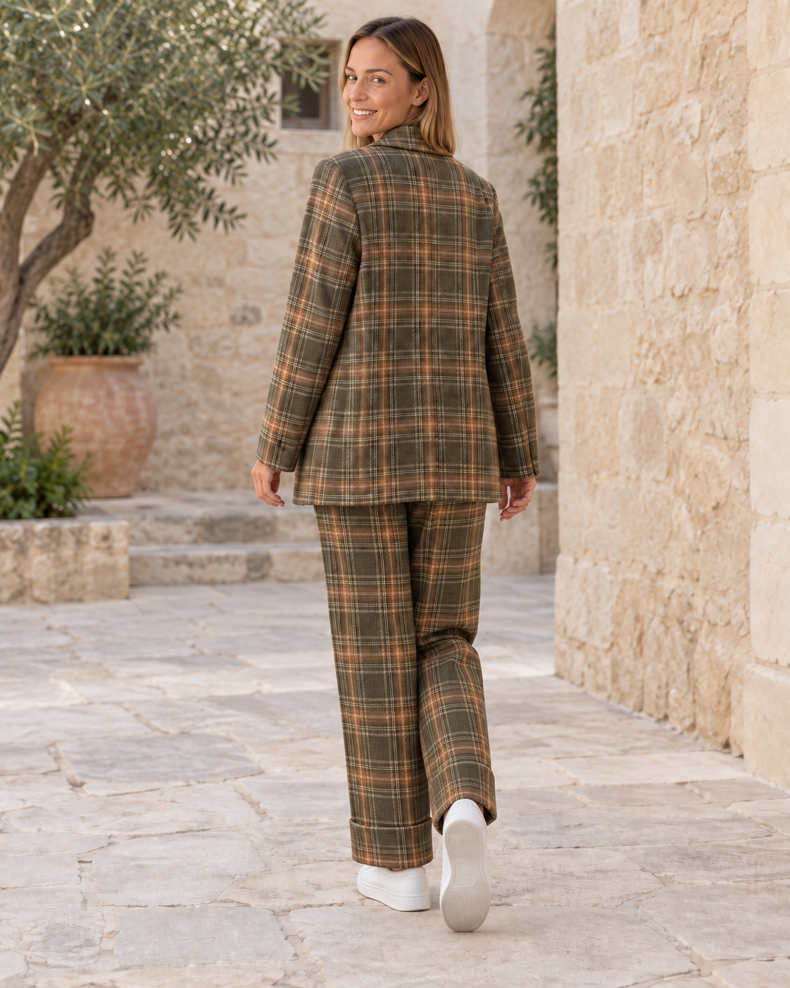 BLAZER CUADROS-VERDE