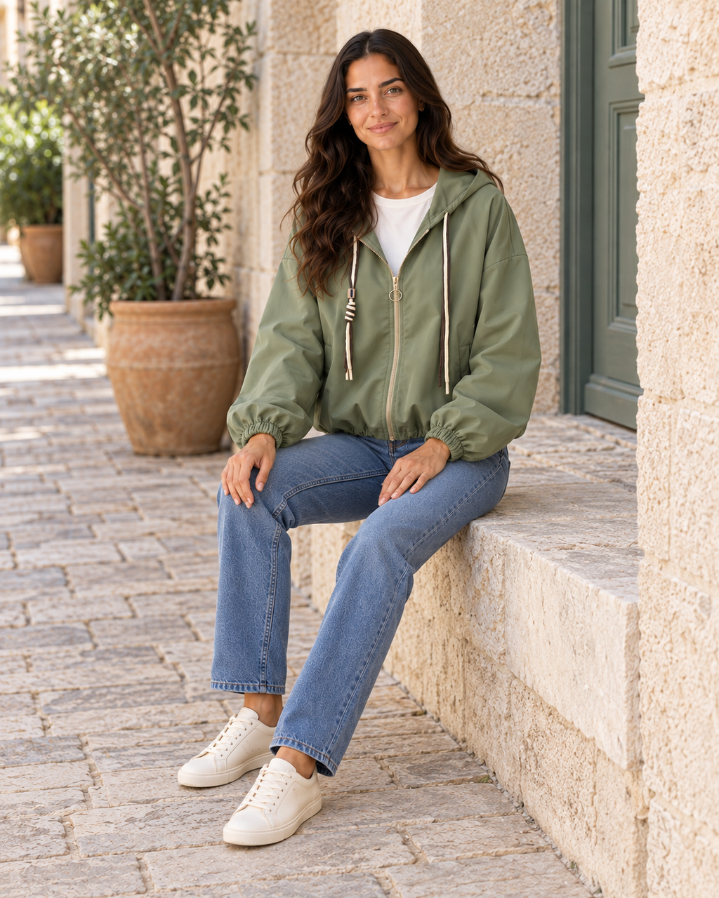 CAZADORA GOM-KHAKI