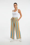 PANTALÓN  RAYAS-TURQUESA