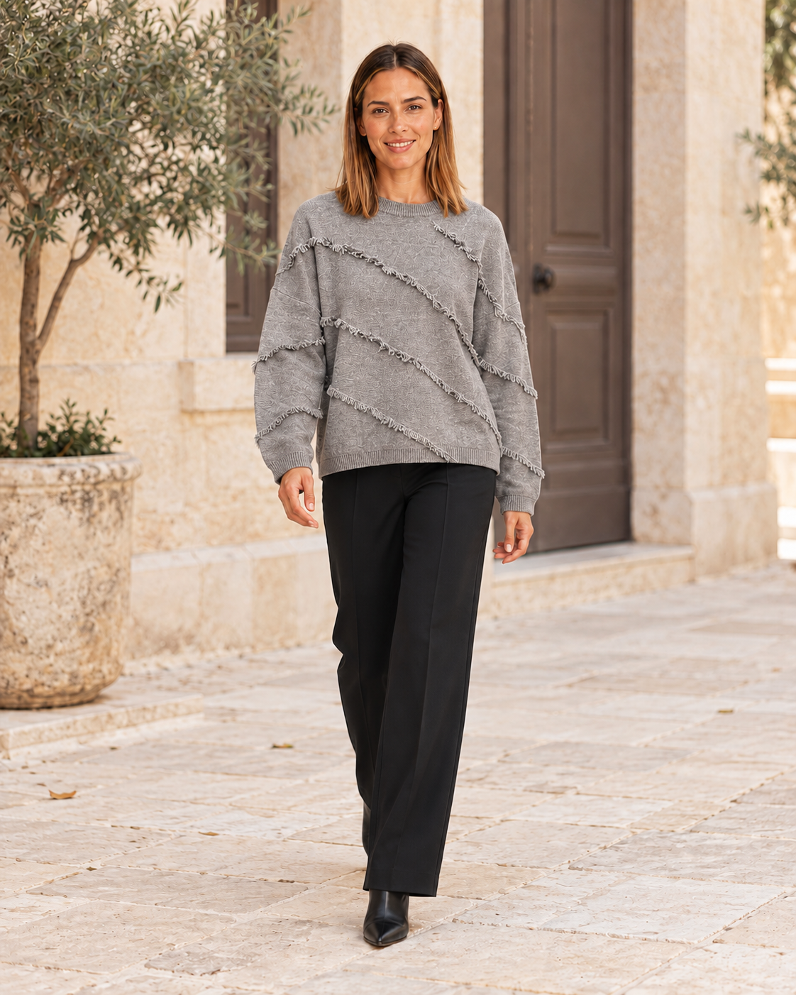 JERSEY  FLECOS-GRIS
