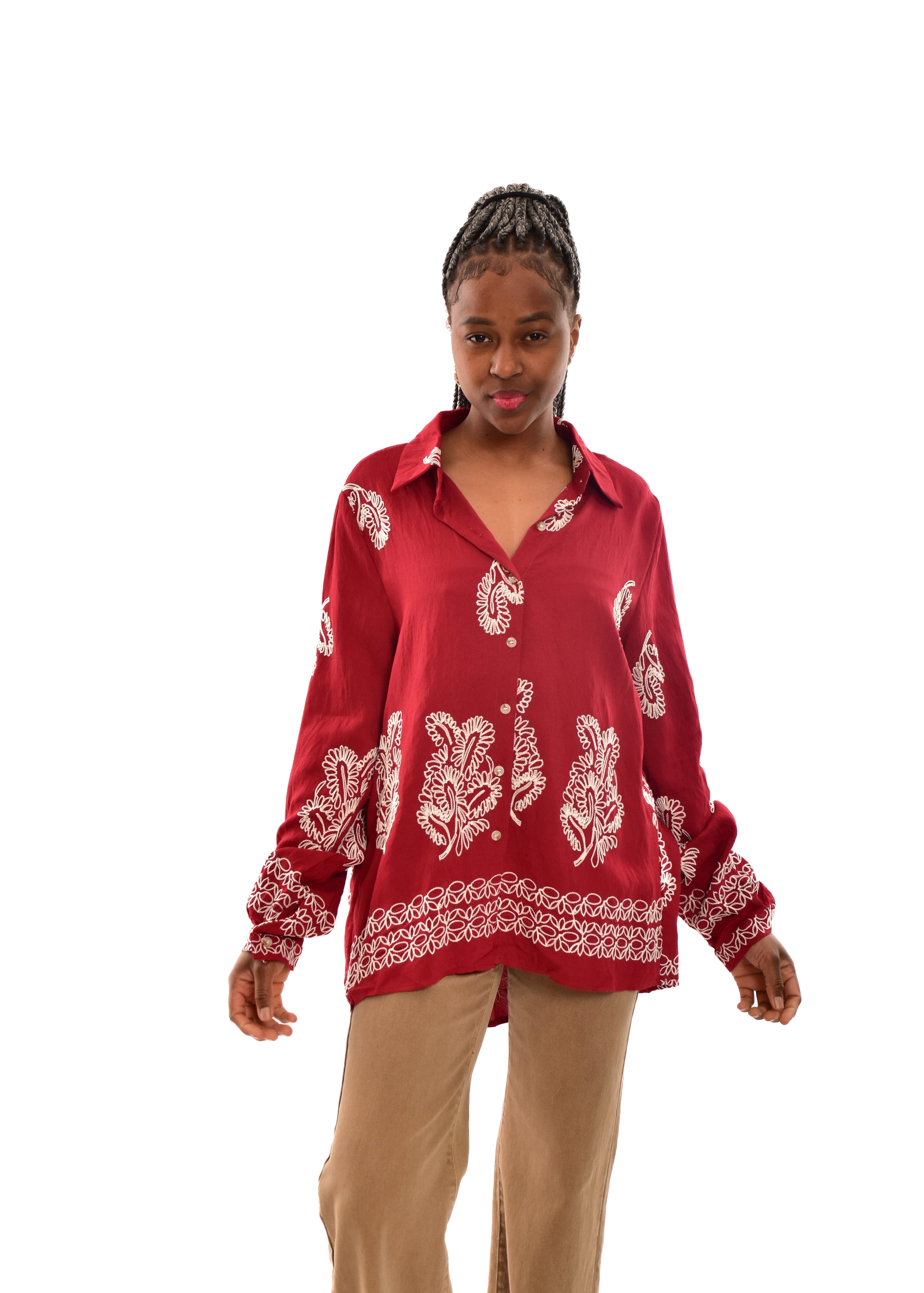 BLUSA GRANATE