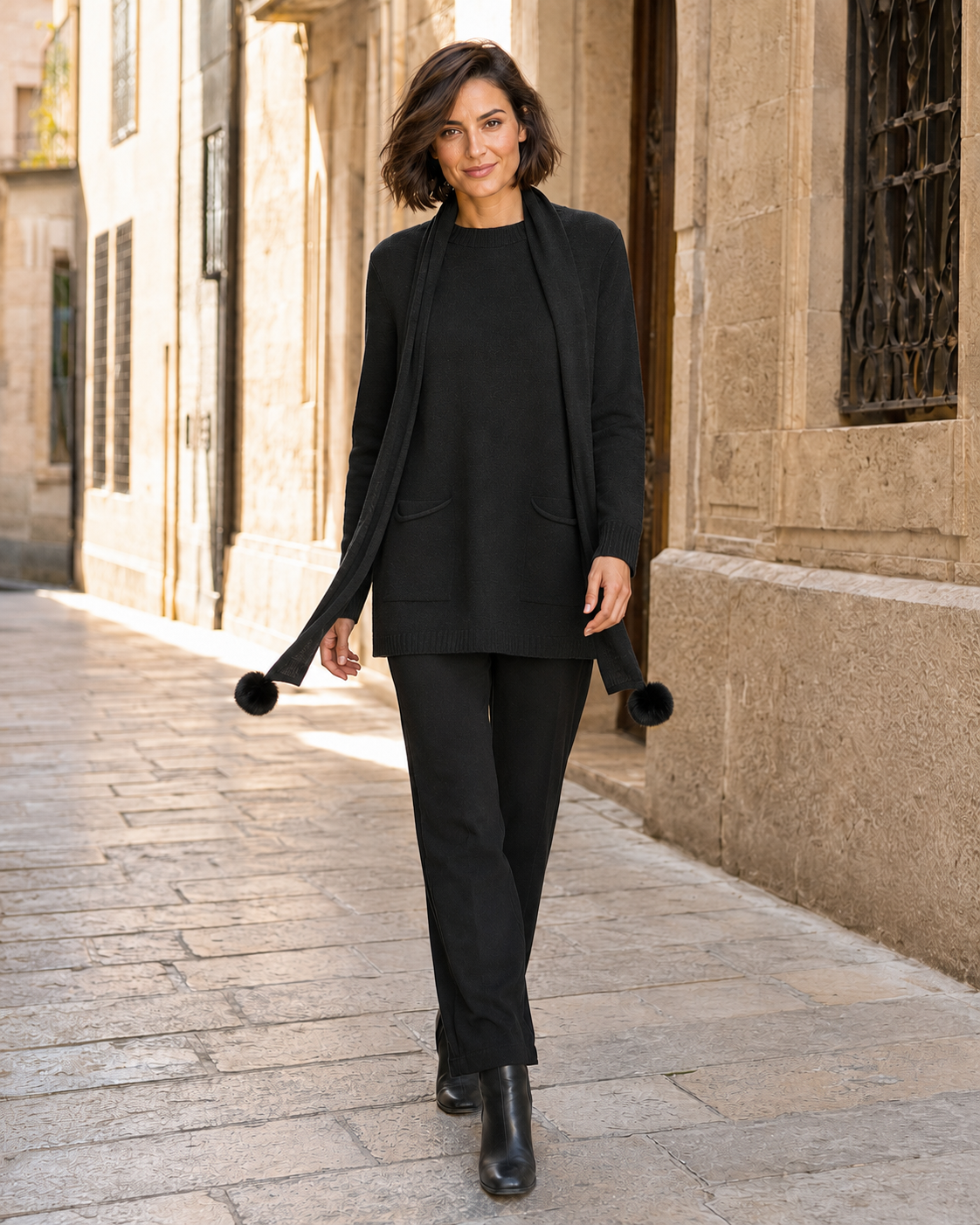 CAMISOLA DE FIM DE SEMANA-PRETO