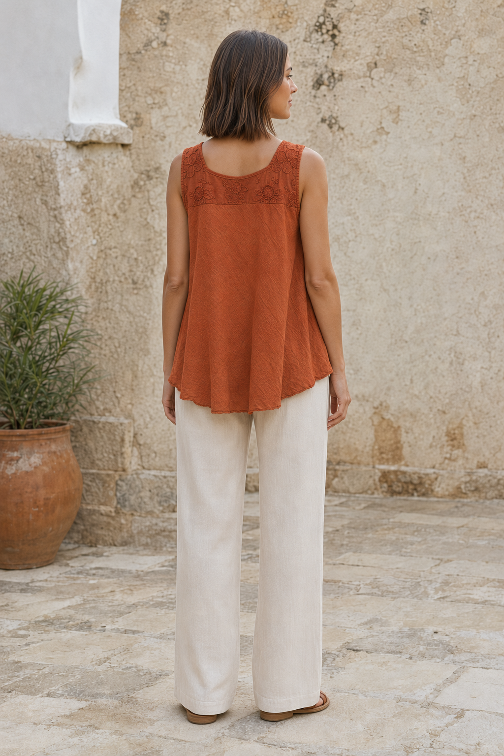 BLUSA FLOR-TEJA