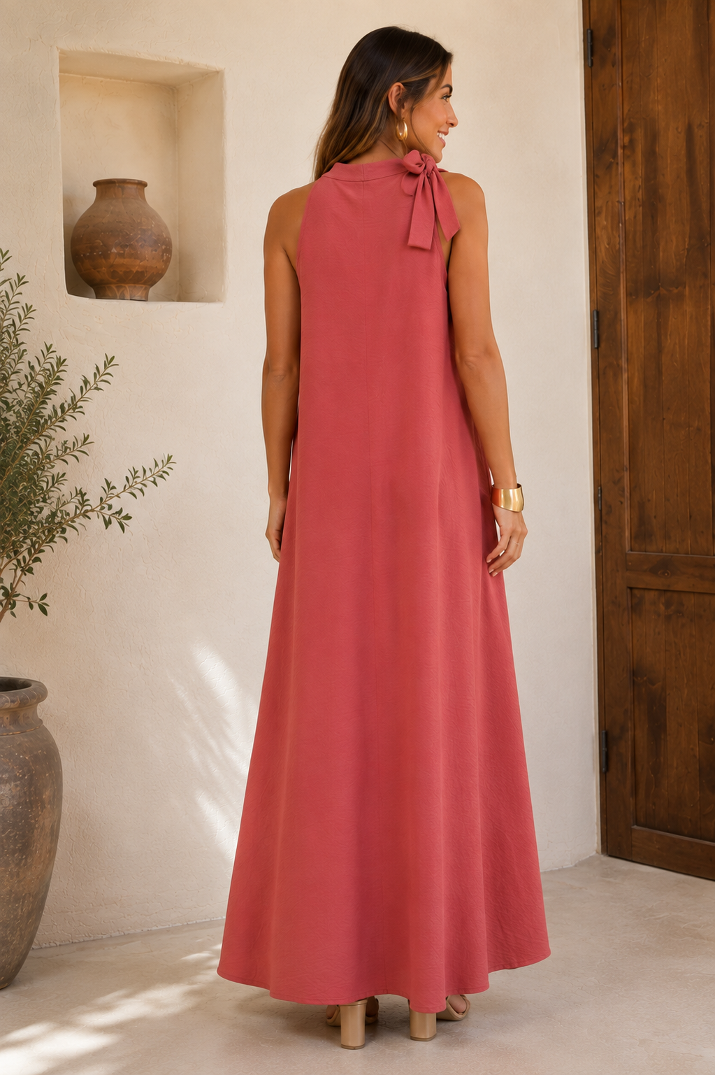 VESTIDO LAZADA-ROSADO
