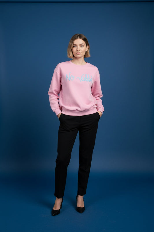 SUDADERA NO VABBLE-ROSA