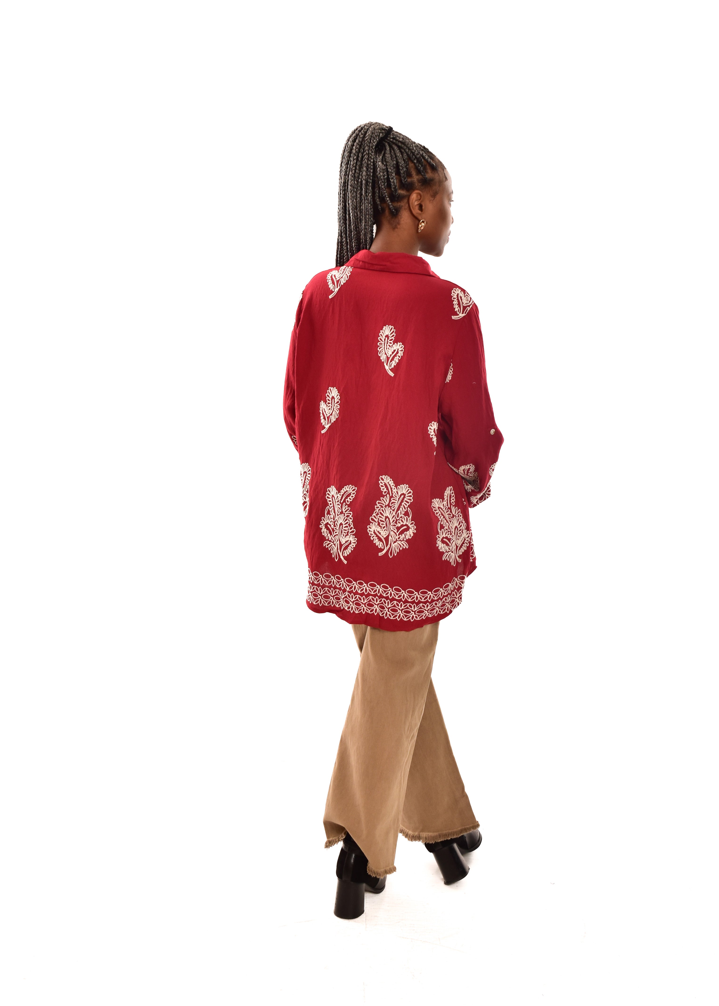 BLUSA GRANATE