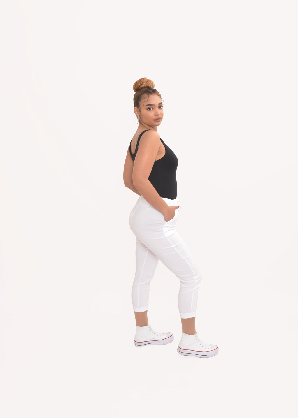 PANTALÓN SPORTY  BLANCO
