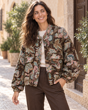 CHAQUETA TAPIZ-TOSTADO