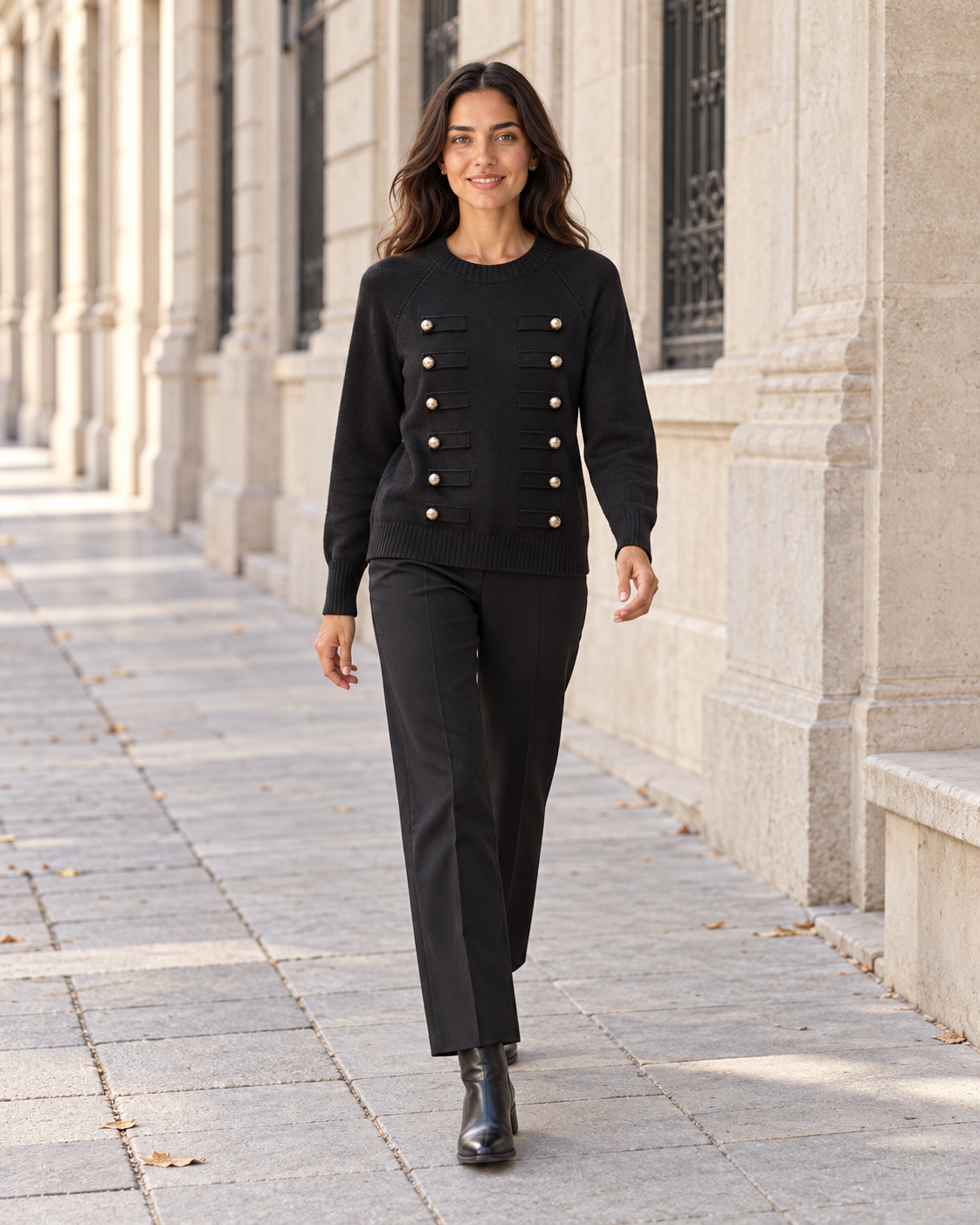 JERSEY BOTONADURA-NEGRO