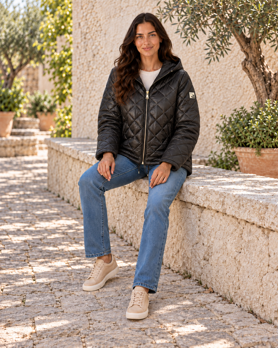 CAZADORA ACOLCHADA-NEGRA