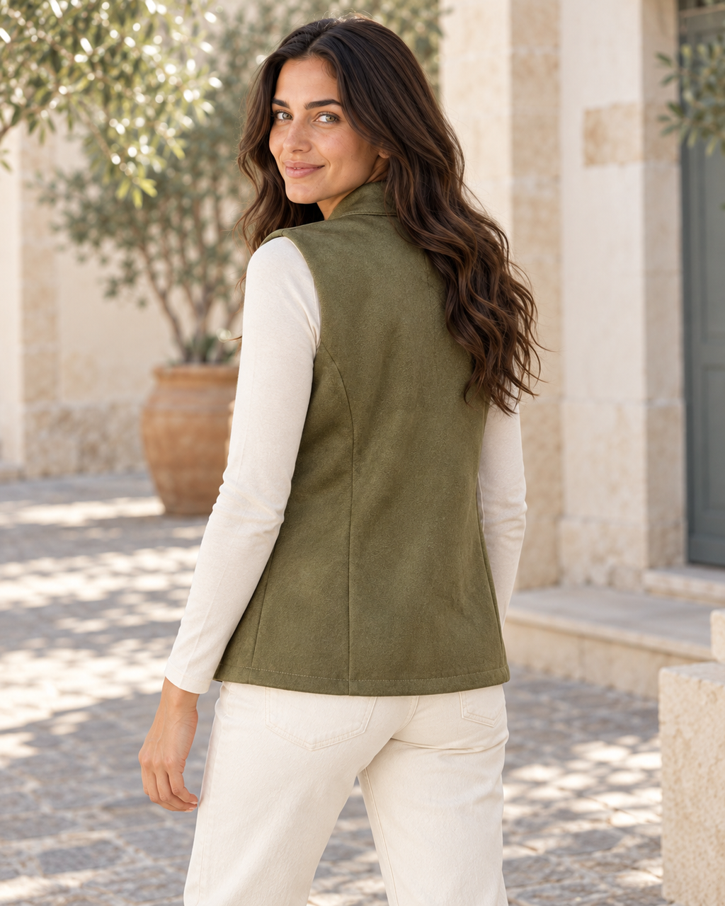 CHALECO ANTELINA-KHAKI