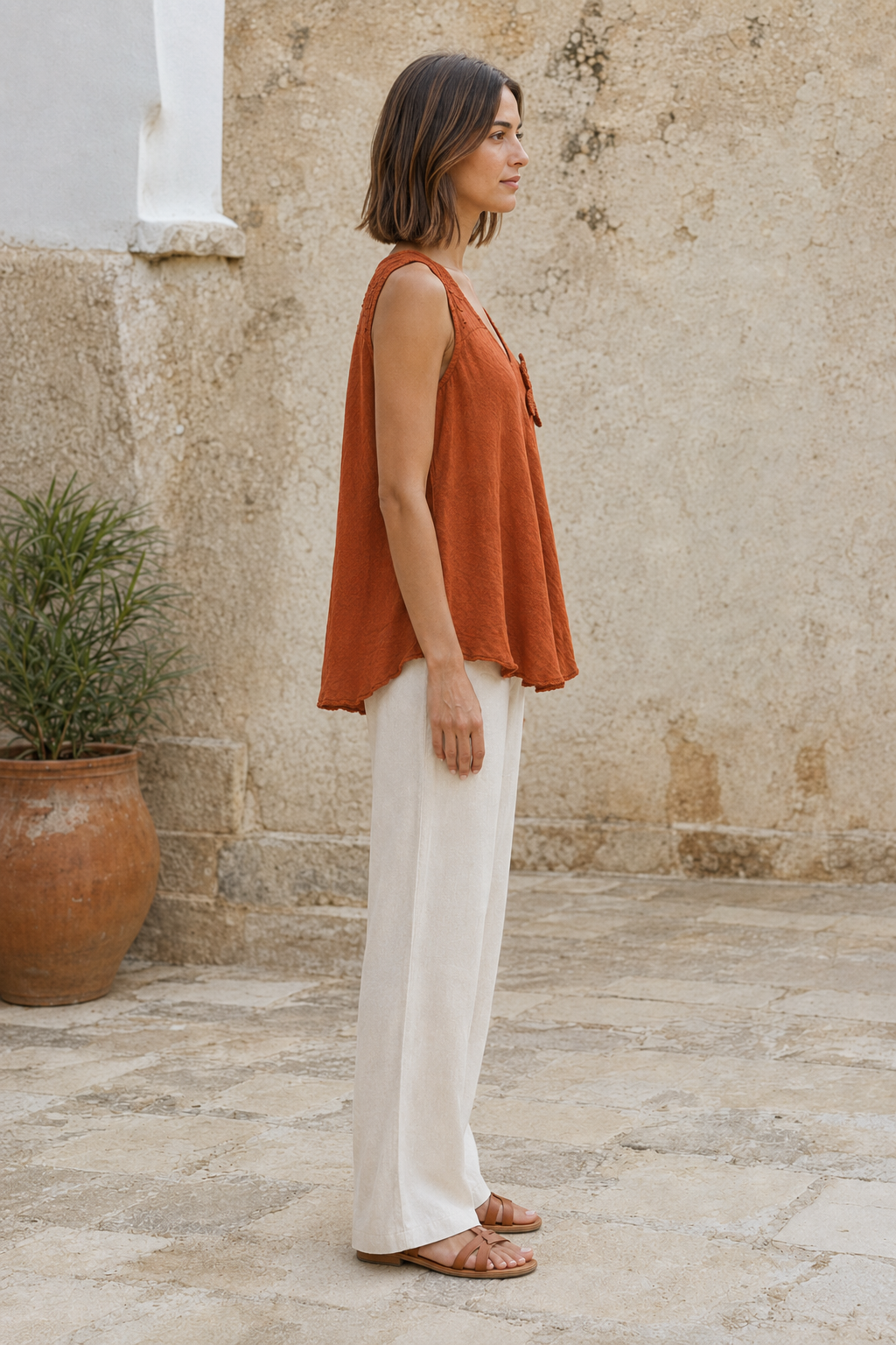 BLUSA FLOR-TEJA