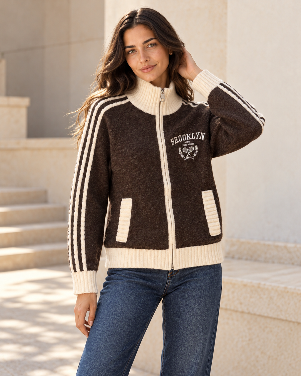 CHAQUETA BROOKKLYN- MARRÓN