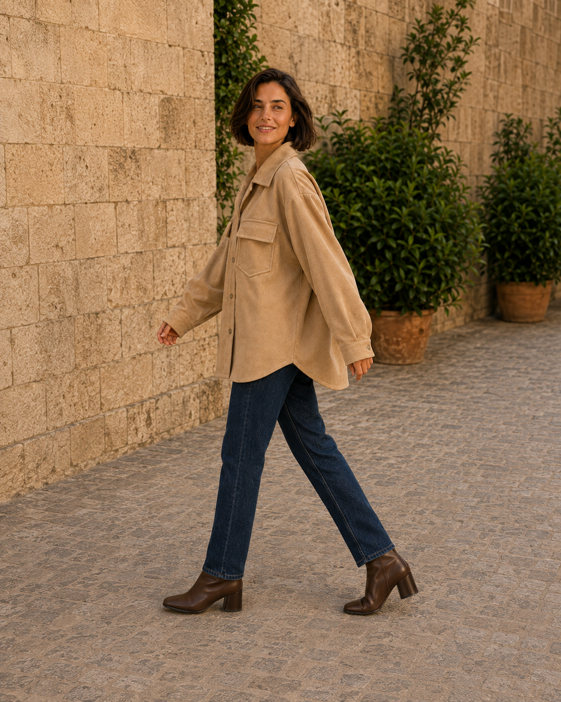 SOBRECAMISA ANTELINA-TOSTADO