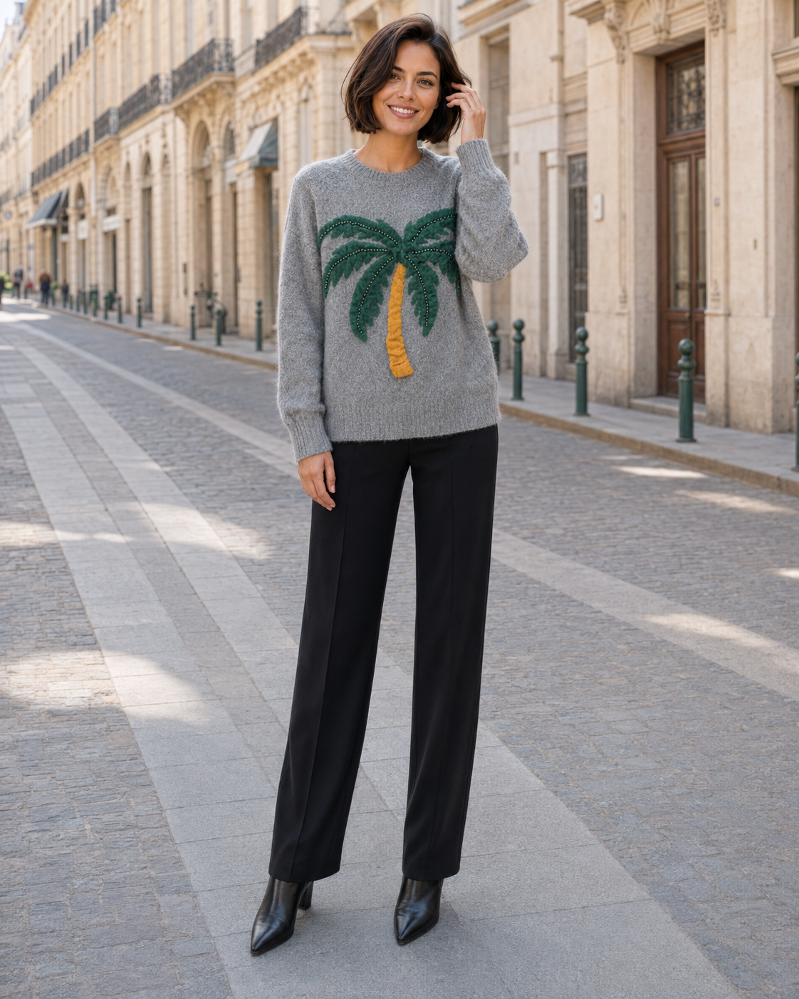 JERSEY PALMERAS-GRIS