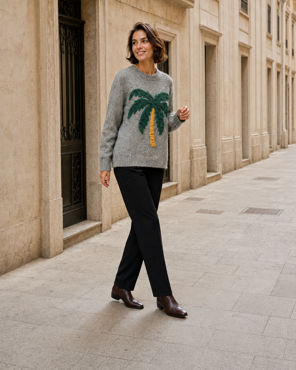 JERSEY PALMERAS-GRIS