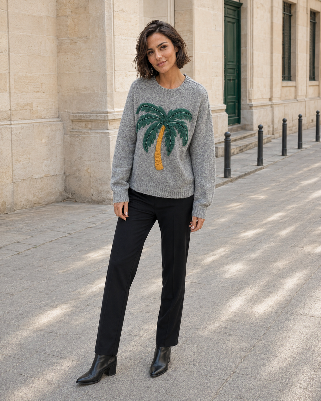 JERSEY PALMERAS-GRIS