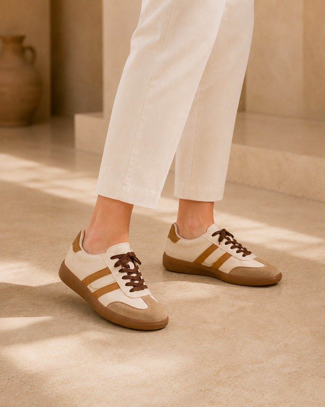 DEPORTIVAS  TT-403-Beige