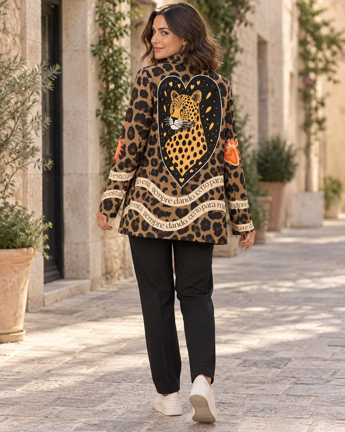 BLAZER ANIMAL PRINT