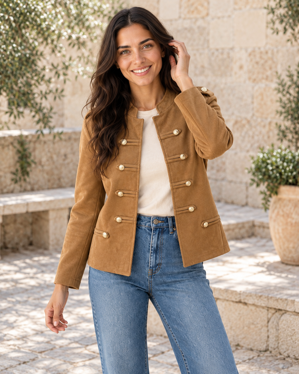 BLAZER ANTELINA-CAMEL