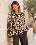 MAXI SUDADERA STARS-BEIGE