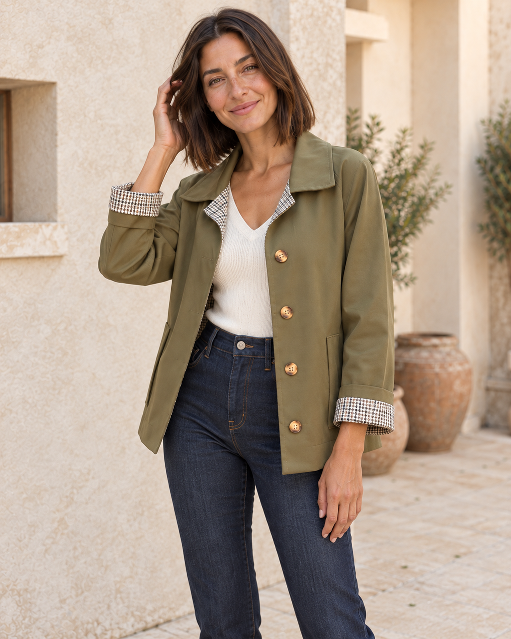 GABARDINA KHAKI