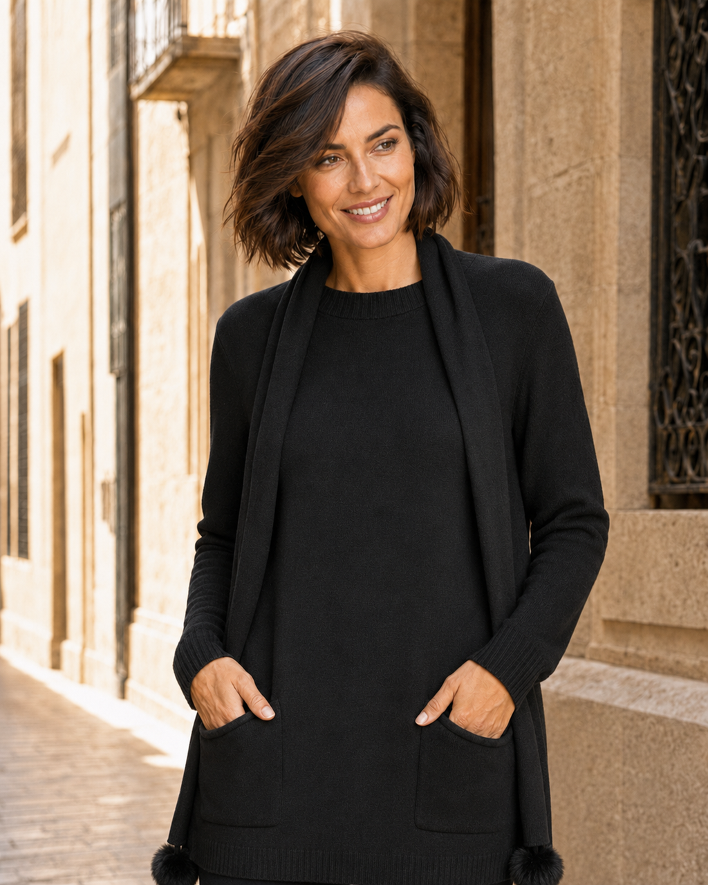 CAMISOLA DE FIM DE SEMANA-PRETO
